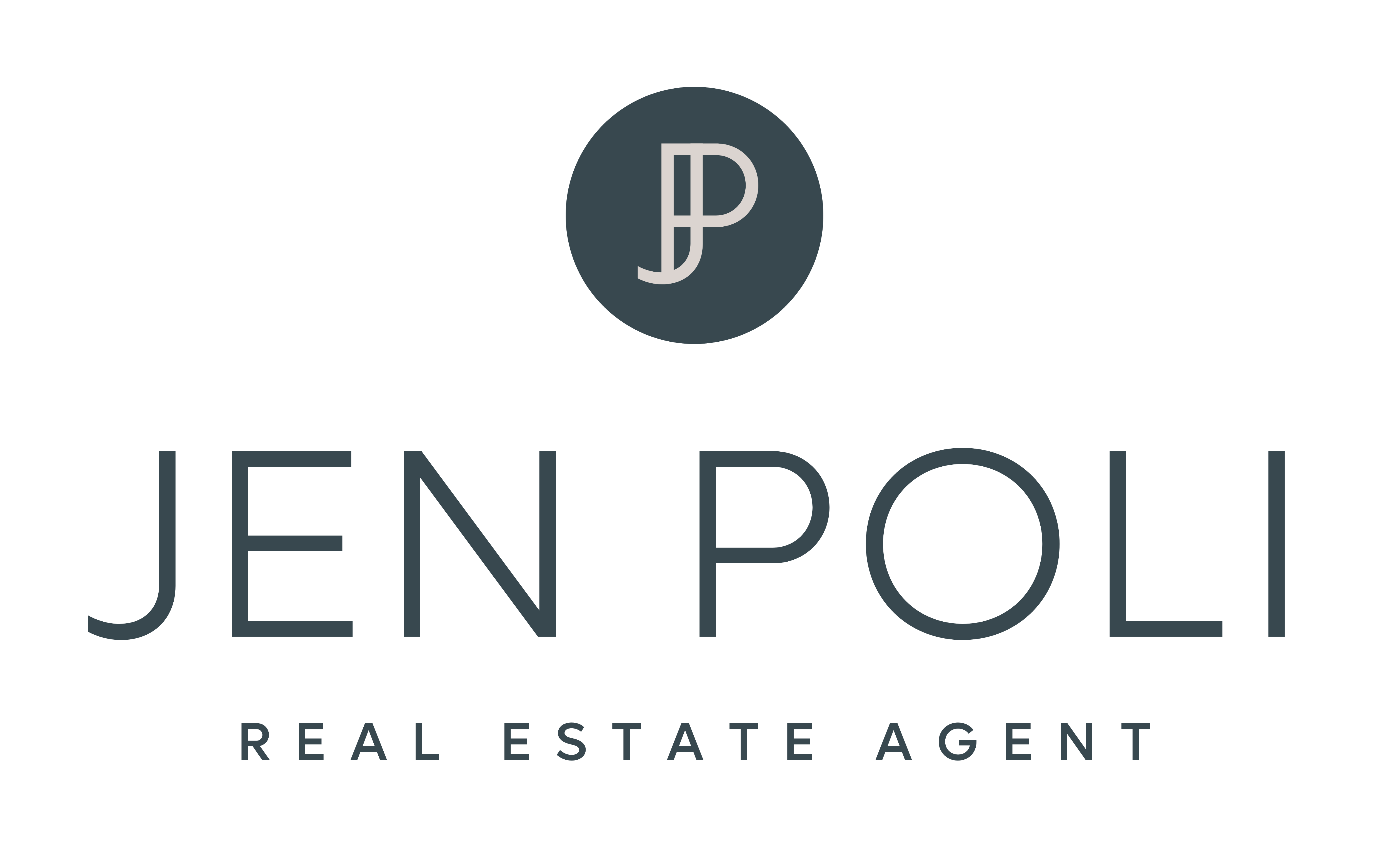 Jen Poli Real Estate Agent Logo